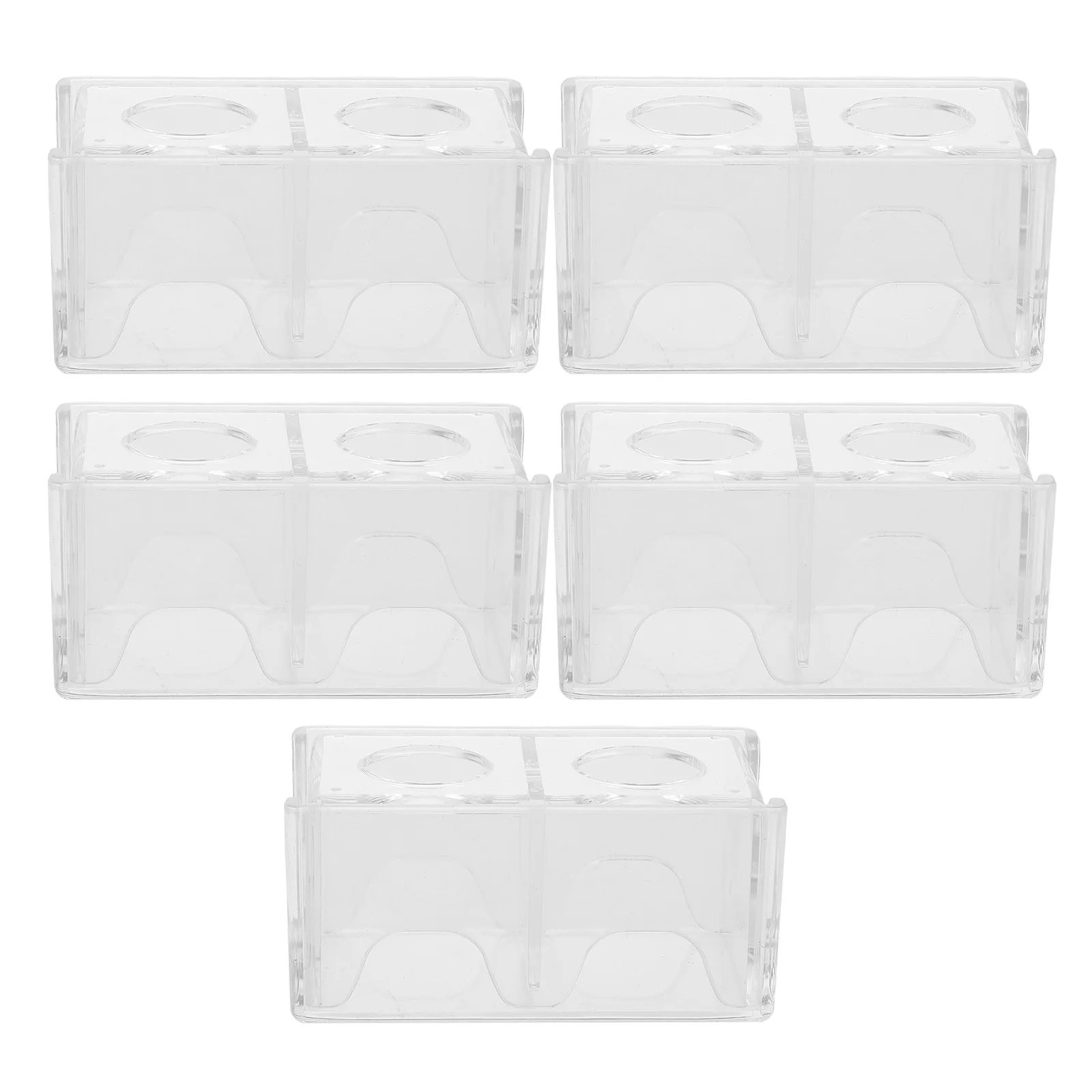 5Pcs Billiard Chalk Storage Box Universal Fit for All Chalk Sizes Smooth Access Transparent Acrylic Construction for Pool Table
5Pcs Billiard Chalk Storage Box Universal Fit for All Chalk Sizes Smooth Access Transparent Acrylic Construction for Pool Table