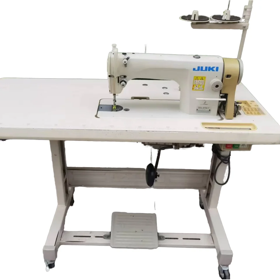 Juki DDL-8700 Basic Single Needle Sewing Machine Used with Core Motor and Engine Good Price for Home Use
Juki DDL-8700 Basic Single Needle Sewing Machine Used with Core Motor and Engine Good Price for Home Use