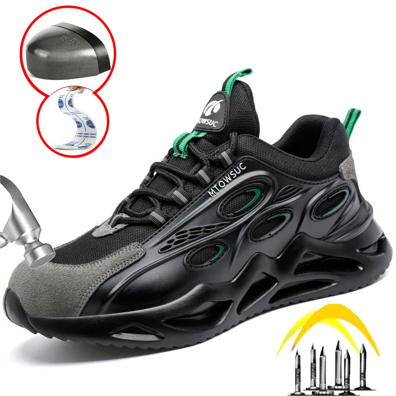 Oulylan Anti-stab Anti-smash Work Boots Men Safety Shoes Men's Work Safety Boots Plastic Toe Lightweight Working Sneakers
Oulylan Anti-stab Anti-smash Work Boots Men Safety Shoes Men's Work Safety Boots Plastic Toe Lightweight Working Sneakers