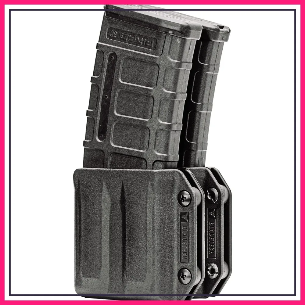 5.56mm Rifle Magazine Carrier with Tek-Lok Belt Attachment Clip for AR-15/M4/M16
5.56mm Rifle Magazine Carrier with Tek-Lok Belt Attachment Clip for AR-15/M4/M16