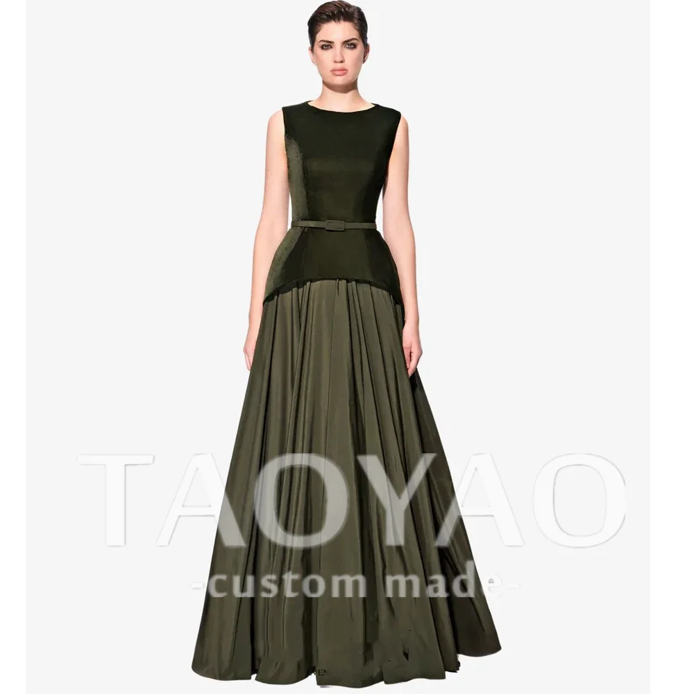Elegant Patchwork Women Evening Dresses O-Neck Sleeveless Party Dresses Fashionable A Line Draped Banquet Gown For Women
Elegant Patchwork Women Evening Dresses O-Neck Sleeveless Party Dresses Fashionable A Line Draped Banquet Gown For Women