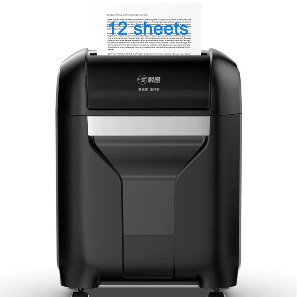 Small Office Paper Shredder with 4.5 Gallon Bin 12 Sheet Confidential Documents Books Shredding Machine Power by Electricity
Small Office Paper Shredder with 4.5 Gallon Bin 12 Sheet Confidential Documents Books Shredding Machine Power by Electricity