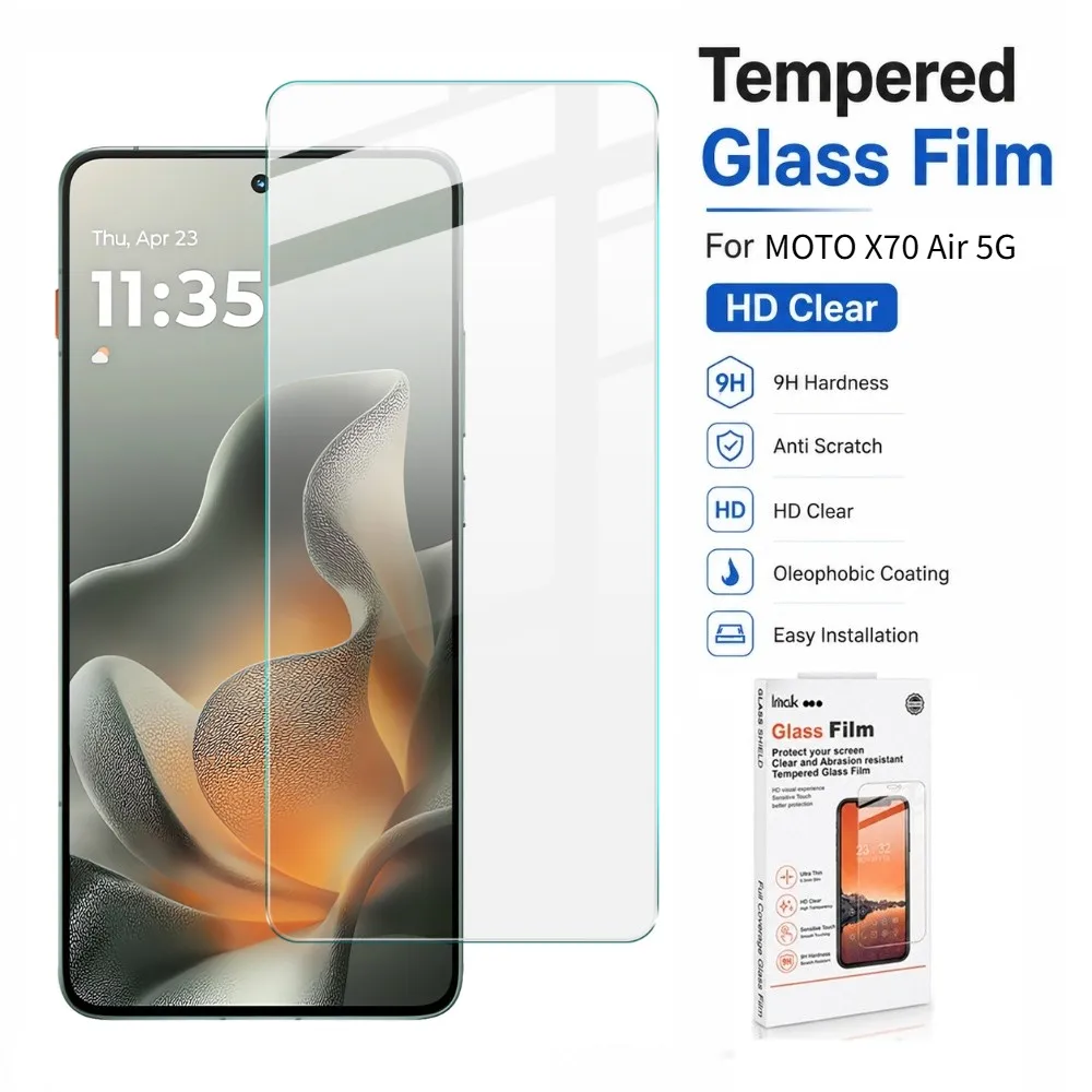 Tempered Glass For MOTO X70 Air 5G Support Fingerprint Protector Film Anti Oil HD Clear Anti Scratch FM0001
Tempered Glass For MOTO X70 Air 5G Support Fingerprint Protector Film Anti Oil HD Clear Anti Scratch FM0001