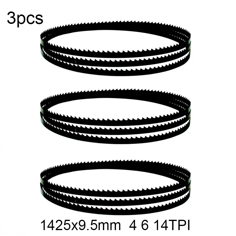 3pcs 1425x9.5mm 6 10 14TPI Bandsaw Blades Woodworking Tools Accessories Wood Cutting
3pcs 1425x9.5mm 6 10 14TPI Bandsaw Blades Woodworking Tools Accessories Wood Cutting