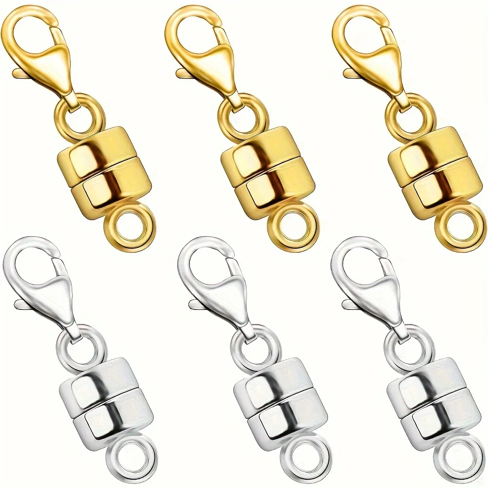 Magnetic Necklace Clasps And Closures with Lobster Clasp Magnet Jewelry Clasps Converters for Bracelet Necklaces Chain
Magnetic Necklace Clasps And Closures with Lobster Clasp Magnet Jewelry Clasps Converters for Bracelet Necklaces Chain