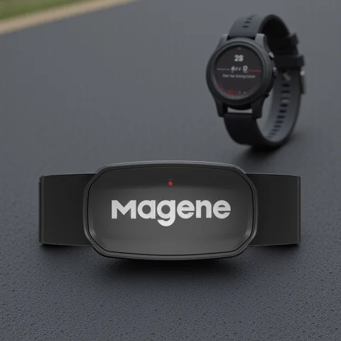 Magene H303 Sensore di frequenza cardiaca Bluetooth ANT Upgrade H64 HR Monitor con cinturino pettorale Dual Mode Computer Bike Sport Band Belt