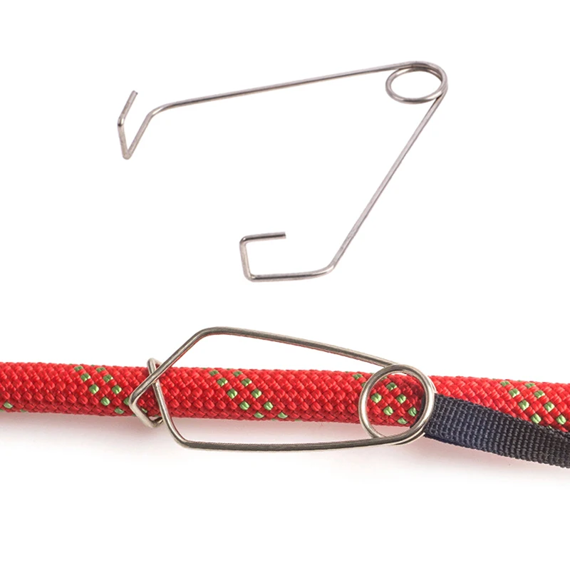 Rope Safety Buckle Stainless Steel Cord Fastener for Outdoor Climbing Rope Protector Sleeve Caving Rappelling Equip
Rope Safety Buckle Stainless Steel Cord Fastener for Outdoor Climbing Rope Protector Sleeve Caving Rappelling Equip