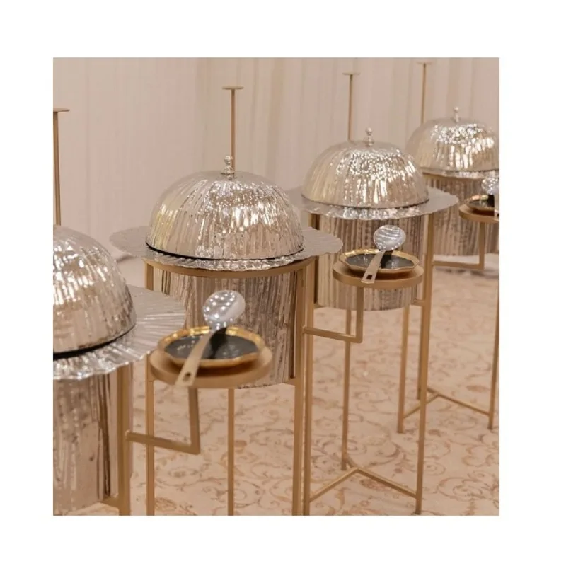 High-quality food warmer, self-service hot pot with brass bracket
High-quality food warmer, self-service hot pot with brass bracket