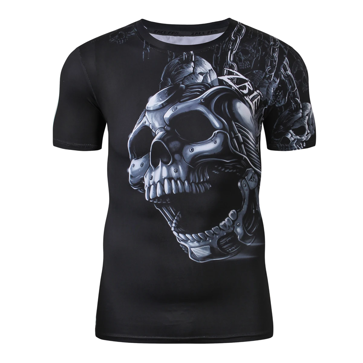 New Men Skull 3D Printed T-Shirt Summer Short Sleeve Trend Top Compression Shirt Short Sleeve Tee Street Hip Hop Casual T-Shirt
New Men Skull 3D Printed T-Shirt Summer Short Sleeve Trend Top Compression Shirt Short Sleeve Tee Street Hip Hop Casual T-Shirt