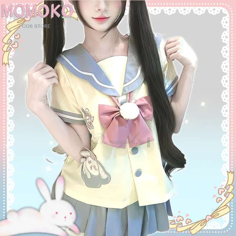 Костюм на Хэллоуин, женская школьная форма JK, костюм моряка с милым кроликом, новинка 2025, топ с галстуком-бабочкой, disfraz Adulto, одежда в стиле аниме 
Костюм на Хэллоуин, женская школьная форма JK, костюм моряка с милым кроликом, новинка 2025, топ с галстуком-бабочкой, disfraz Adulto, одежда в стиле аниме
