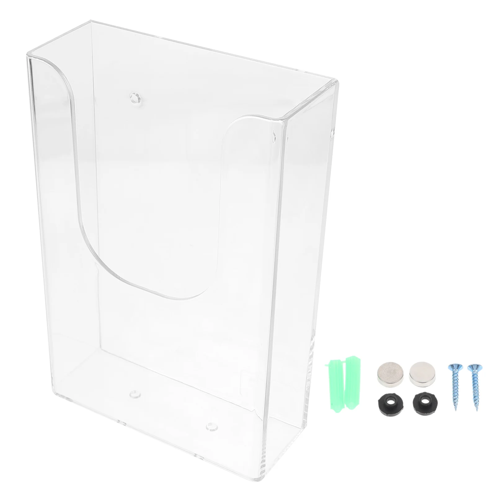 Pocket Wall-Mounted Document Rack Office Display Stand Small Mail Holder Plastic Clear Book
Pocket Wall-Mounted Document Rack Office Display Stand Small Mail Holder Plastic Clear Book