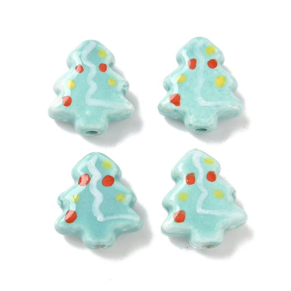30Pcs Christmas Tree Porcelain Beads Ceramic Spacer Bead For Jewelry Making Bracelet Necklace Earrings Xmas Gift Accessories
30Pcs Christmas Tree Porcelain Beads Ceramic Spacer Bead For Jewelry Making Bracelet Necklace Earrings Xmas Gift Accessories