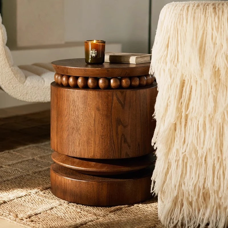 Solid wood cylindrical small side table medieval design stool round stool retro wooden coffee table
Solid wood cylindrical small side table medieval design stool round stool retro wooden coffee table