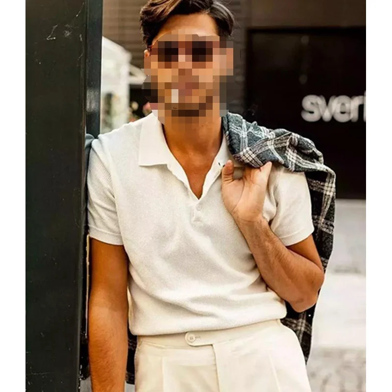 Mens Polo Shirts With Short Sleeve Vintage Golf Branded For Men Original Embryo Color Natural Healthy Cotton
Mens Polo Shirts With Short Sleeve Vintage Golf Branded For Men Original Embryo Color Natural Healthy Cotton
