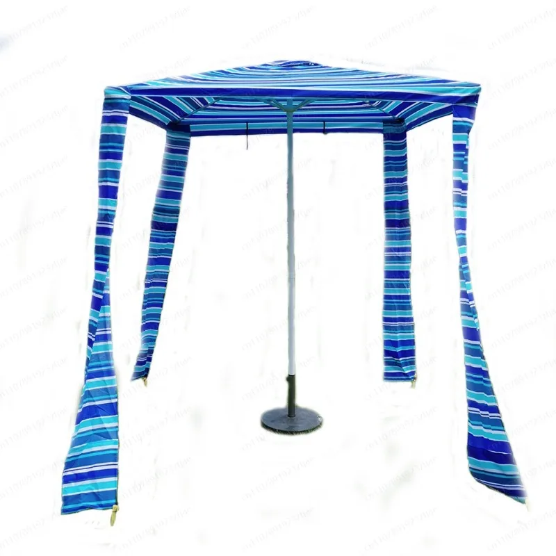 6FT outdoor four-corner beach umbrella with mesh sandbag beach tent umbrella iron bone reinforced sunscreen
6FT outdoor four-corner beach umbrella with mesh sandbag beach tent umbrella iron bone reinforced sunscreen
