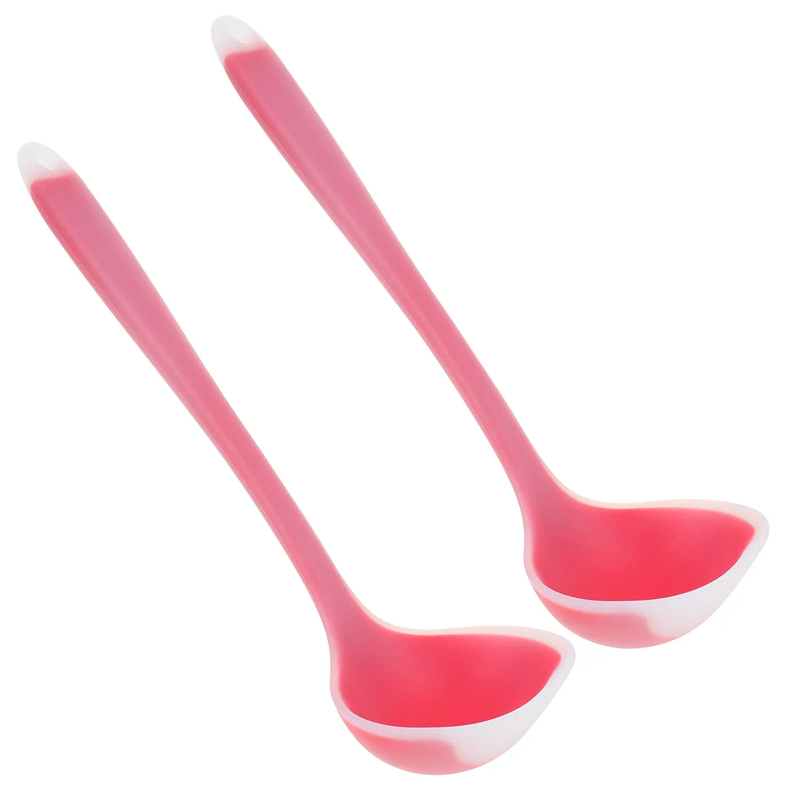 2Pcs Silicone Soup Ladle Heat-Resistant Multi-Purpose Spoons Kitchen Utensils Portable Tableware Soup Ladle Rice Scoops
2Pcs Silicone Soup Ladle Heat-Resistant Multi-Purpose Spoons Kitchen Utensils Portable Tableware Soup Ladle Rice Scoops