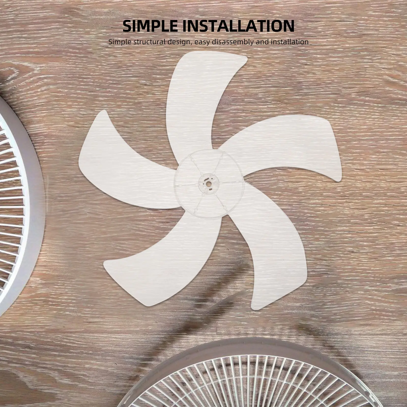 16 Inch White AS Electric Fan Blades for Standing Table Pedestal Fan Accessories Replacement Parts Stable Easy Install
16 Inch White AS Electric Fan Blades for Standing Table Pedestal Fan Accessories Replacement Parts Stable Easy Install