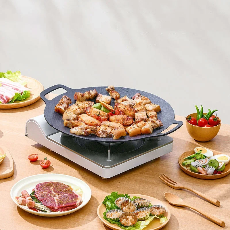 Korean Household Non-Stick Camping Baking Pan, Korean BBQ Plate, Card Style Stove, Outdoor Teppanyaki
Korean Household Non-Stick Camping Baking Pan, Korean BBQ Plate, Card Style Stove, Outdoor Teppanyaki