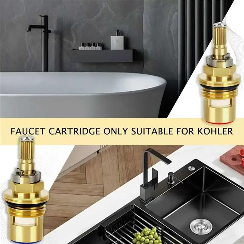 ABZL Faucet Cartridge Replacement For Kohler K-GP77005-RP
ABZL Faucet Cartridge Replacement For Kohler K-GP77005-RP