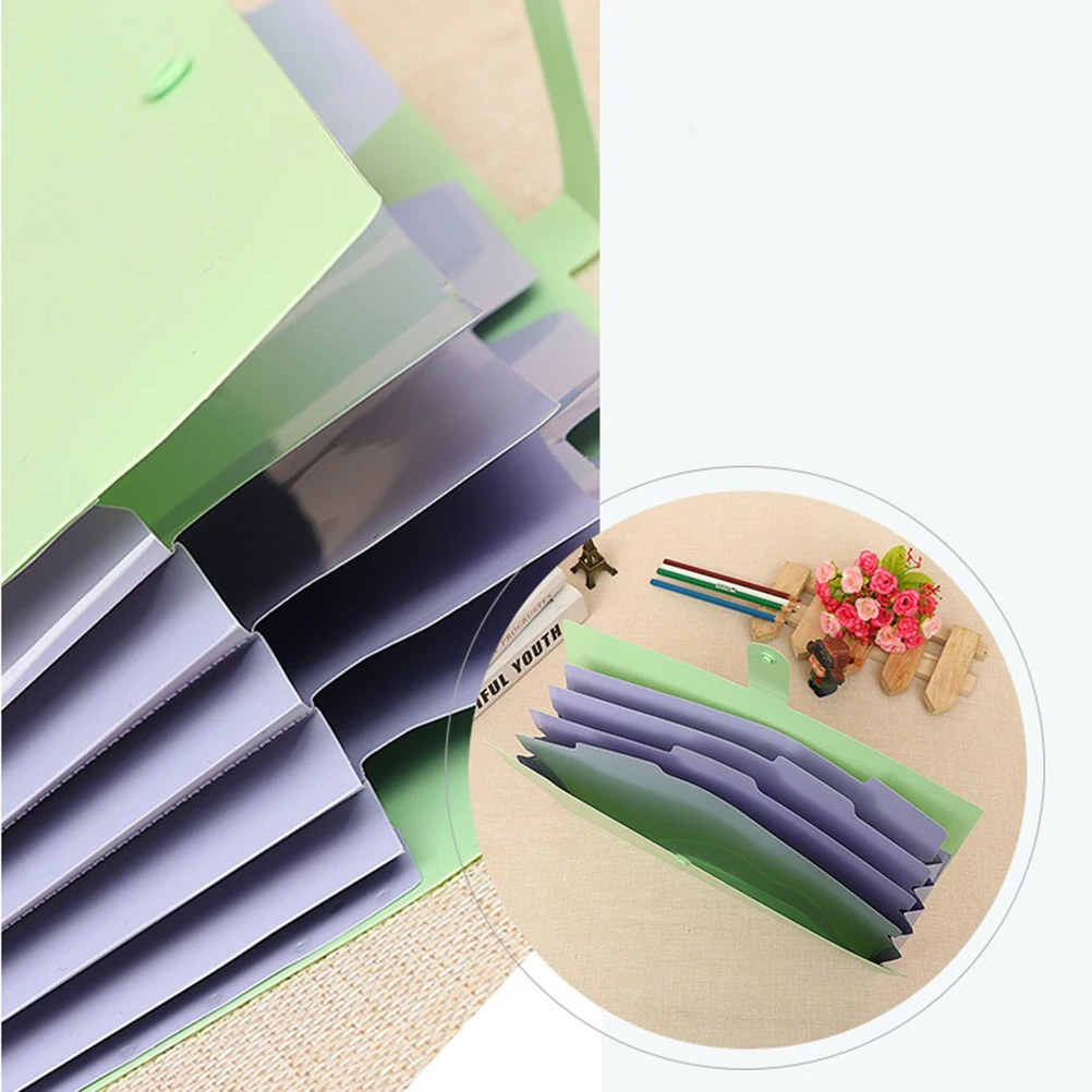 5 Pcs Accordion File Folder A4 Size With Snap Closure Plastic Document Organizer Bright Color
5 Pcs Accordion File Folder A4 Size With Snap Closure Plastic Document Organizer Bright Color