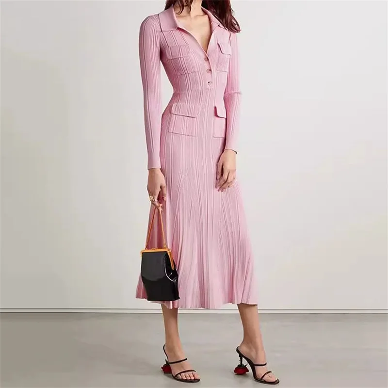 fashion summer dresses 2024 New in Multi pocket decorative V-neck long dresses Elastic knitted long sleeved dress Fishtail Skirt
fashion summer dresses 2024 New in Multi pocket decorative V-neck long dresses Elastic knitted long sleeved dress Fishtail Skirt