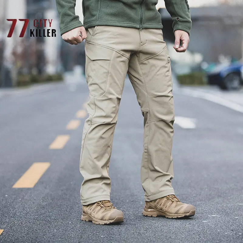 Winter Men's Military Tactical Fleece Pants Soft Shell Outdoor Windproof Climbing Combat Training Trousers Man Waterproof Pants
Winter Men's Military Tactical Fleece Pants Soft Shell Outdoor Windproof Climbing Combat Training Trousers Man Waterproof Pants
