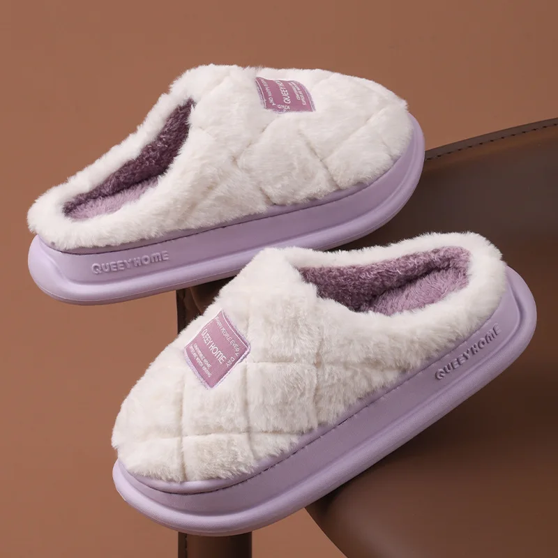 Winter Warm Men Cotton Shoes Women Thick Sole Home Slippers Soft Plush Anti-Slip Flats Indoor Slides Bedroom Fluffy Flip Flops
Winter Warm Men Cotton Shoes Women Thick Sole Home Slippers Soft Plush Anti-Slip Flats Indoor Slides Bedroom Fluffy Flip Flops