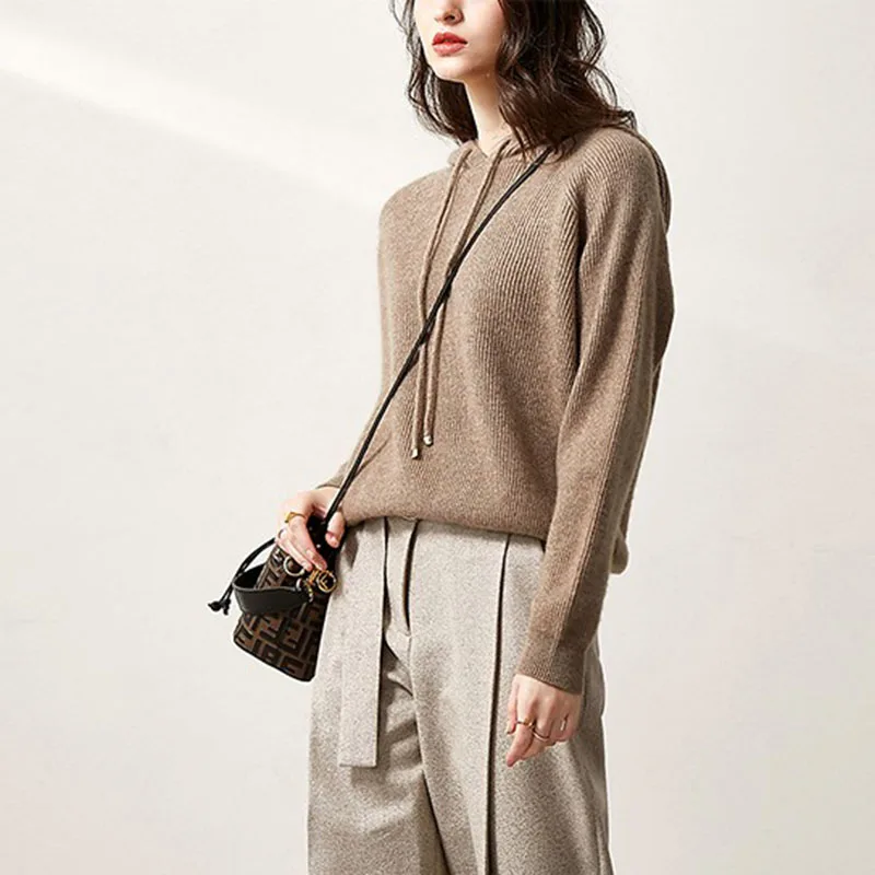 Knitwear Hoodie 2025 New Fashion Women's Streetwear Autumn Winter Casual Solid Color Long Sleeves Women's Hoodie Sweatshirt H453
Knitwear Hoodie 2025 New Fashion Women's Streetwear Autumn Winter Casual Solid Color Long Sleeves Women's Hoodie Sweatshirt H453