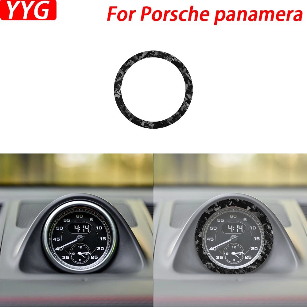 For Porsche Panamera 2010-2016 Forged Carbon Fiber Watch Decorative Ring Trim Cover Car Interior Decoration Accessories Sticker
For Porsche Panamera 2010-2016 Forged Carbon Fiber Watch Decorative Ring Trim Cover Car Interior Decoration Accessories Sticker