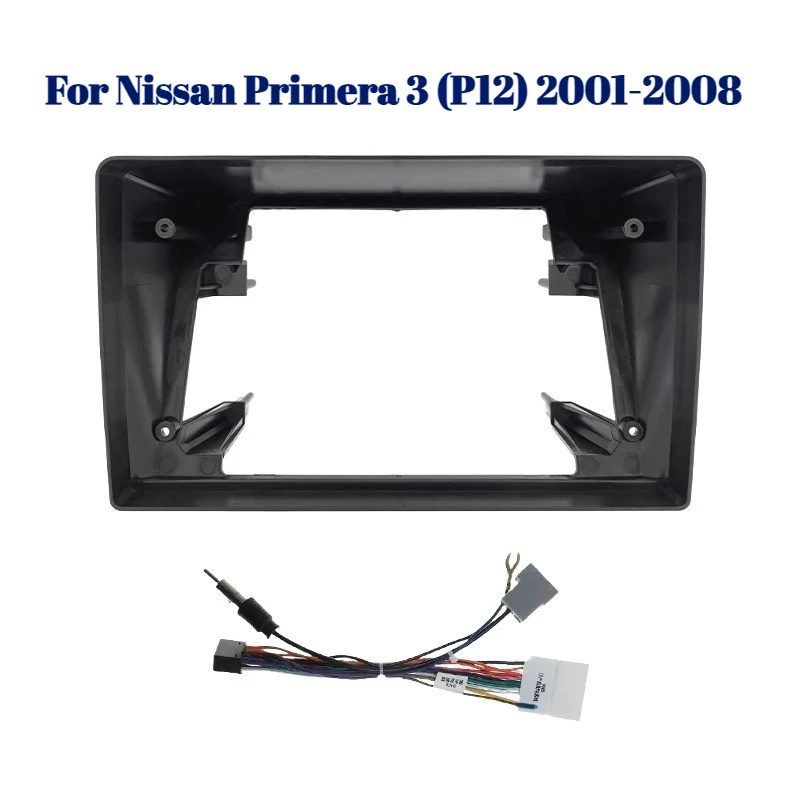 9-дюймовая автомобильная радиостанция для Nissan Primera 3 (P12) 2001-2008 гг. | Рамка панели GPS-плеера Android MP5 2 DIN Головного устройства Крышка приборной панели 
9-дюймовая автомобильная радиостанция для Nissan Primera 3 (P12) 2001-2008 гг. | Рамка панели GPS-плеера Android MP5 2 DIN Головного устройства Крышка приборной панели