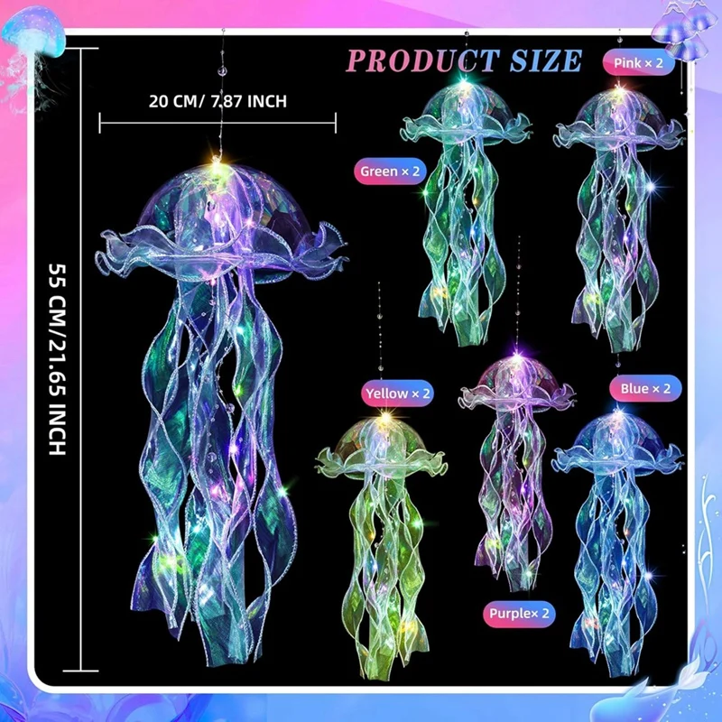 Декор в виде медуз, фонарики в виде медуз, подвесное украшение в виде желейной рыбы
Декор в виде медуз, фонарики в виде медуз, подвесное украшение в виде желейной рыбы