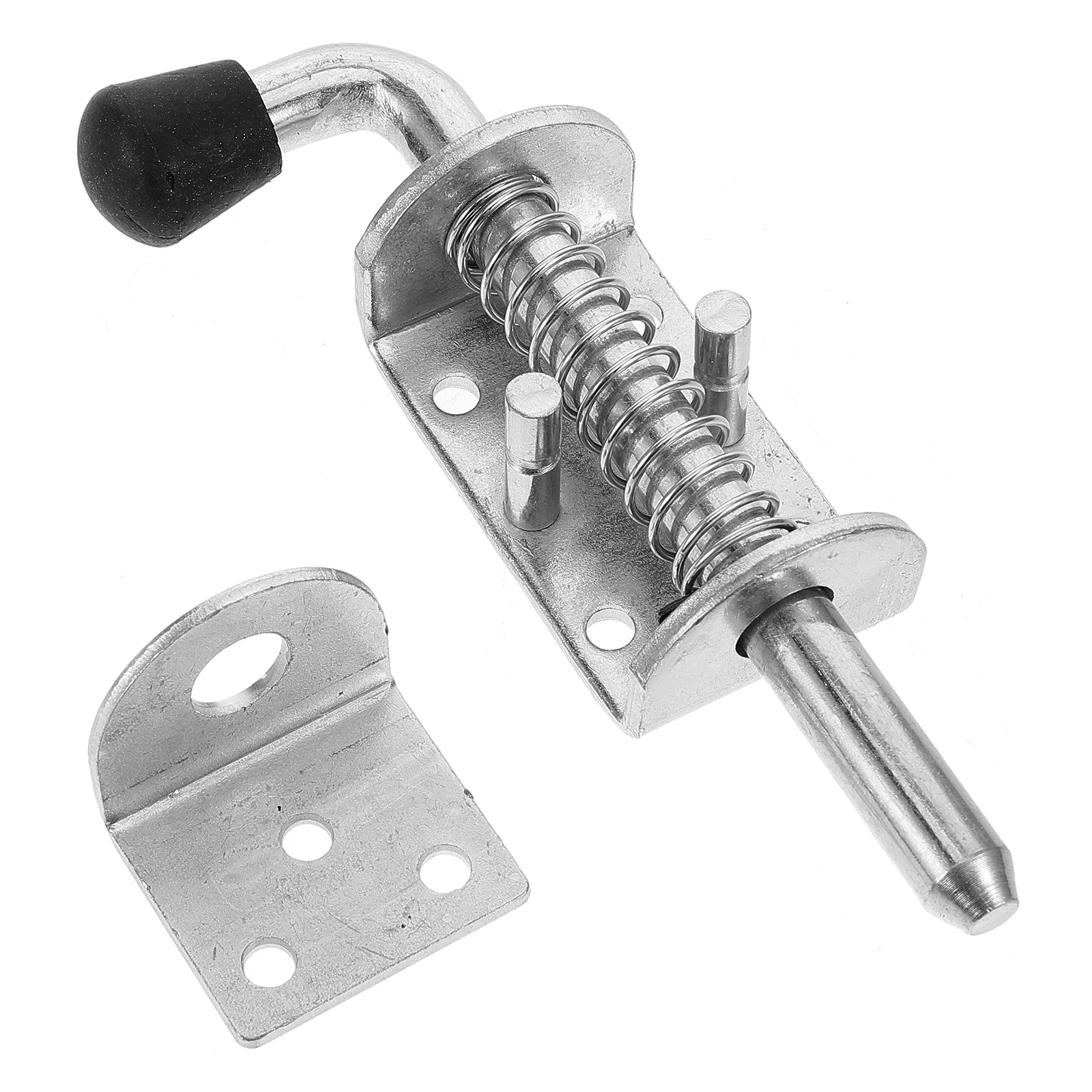 Thickened Spring Pin Heavy Duty Door Lock Latch Galvanized Iron Gate Spring Trailer Latch For Cabinet Bolts Garage
Thickened Spring Pin Heavy Duty Door Lock Latch Galvanized Iron Gate Spring Trailer Latch For Cabinet Bolts Garage