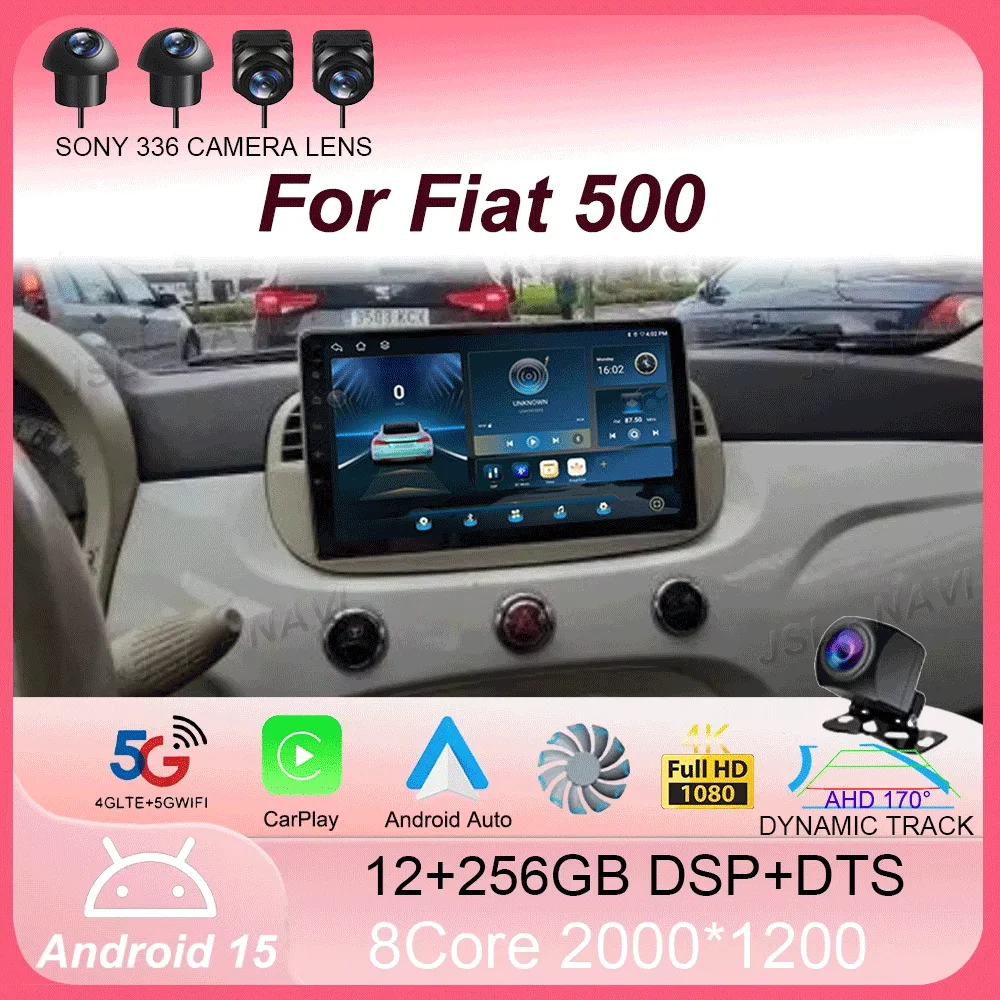 Автомагнитола Android 16 для Fiat 500, навигация GPS, мультимедийный плеер, стереосистема, 5G Wi-Fi + 4G SIM, Bluetooth, беспроводной CarPlay, камера 360°, 2 DIN
Автомагнитола Android 16 для Fiat 500, навигация GPS, мультимедийный плеер, стереосистема, 5G Wi-Fi + 4G SIM, Bluetooth, беспроводной CarPlay, камера 360°, 2 DIN