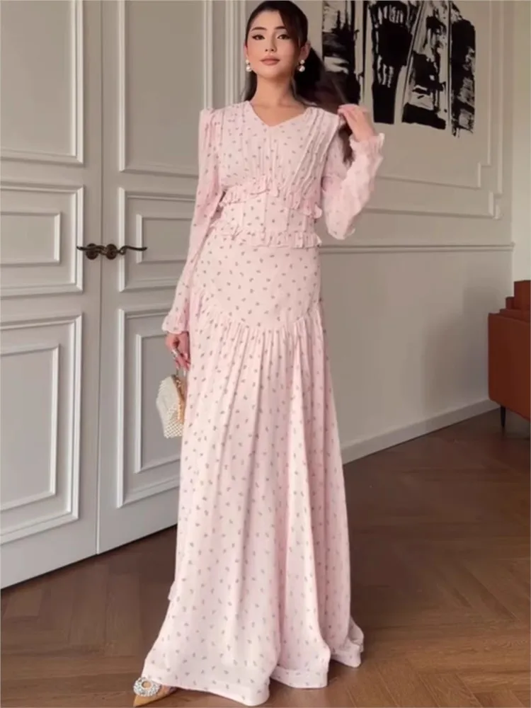 Autumn New Fashion Party Dresses For Woman Contrast Printed Dress Long Sleeves Elegant Robe Temperament Slim Vestidos All-match
Autumn New Fashion Party Dresses For Woman Contrast Printed Dress Long Sleeves Elegant Robe Temperament Slim Vestidos All-match