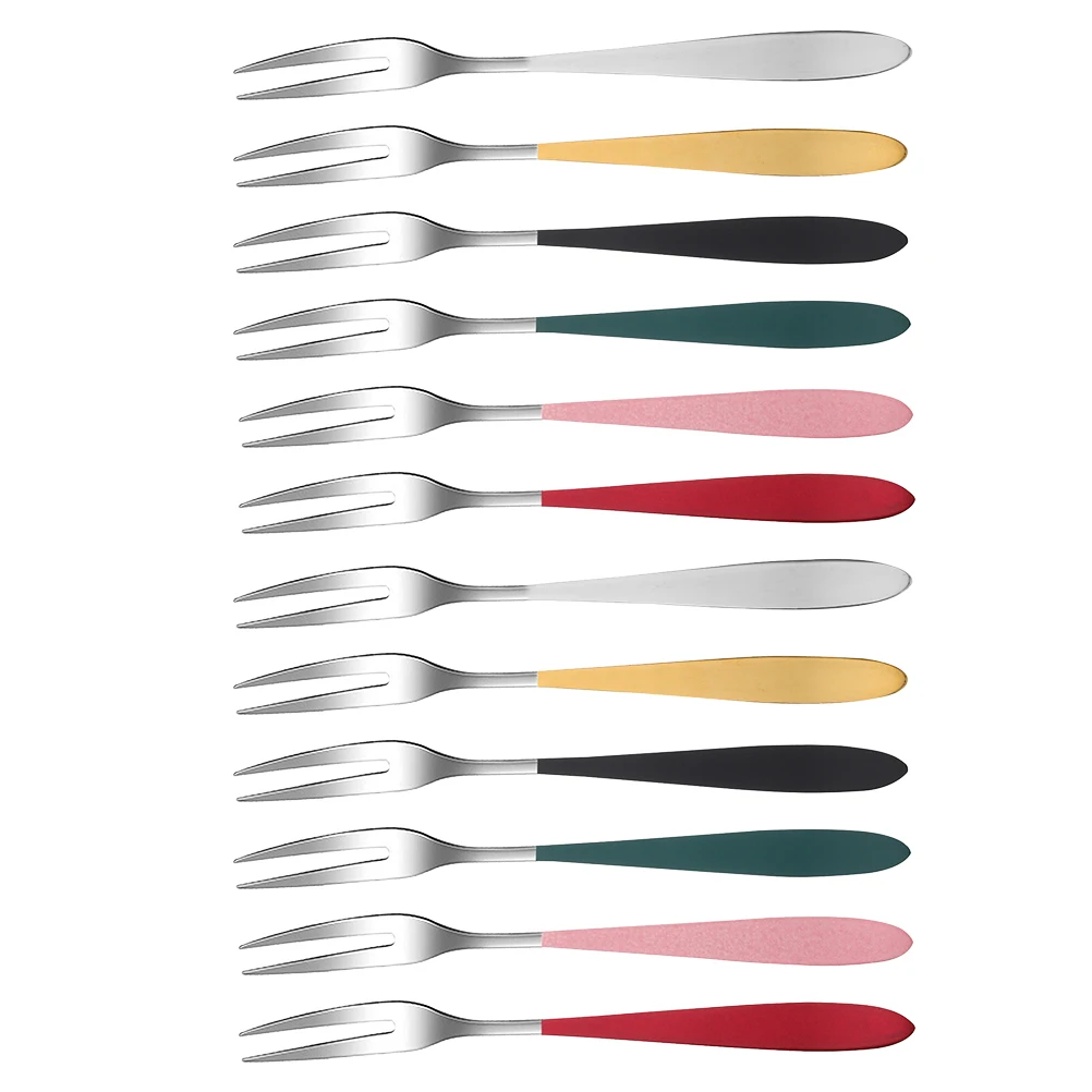 12 Pcs Stainless Steel Fruit Forks 304 Material Lightweight Compact Pink Green Silver Black Colors Suitable Home Restaurant
12 Pcs Stainless Steel Fruit Forks 304 Material Lightweight Compact Pink Green Silver Black Colors Suitable Home Restaurant