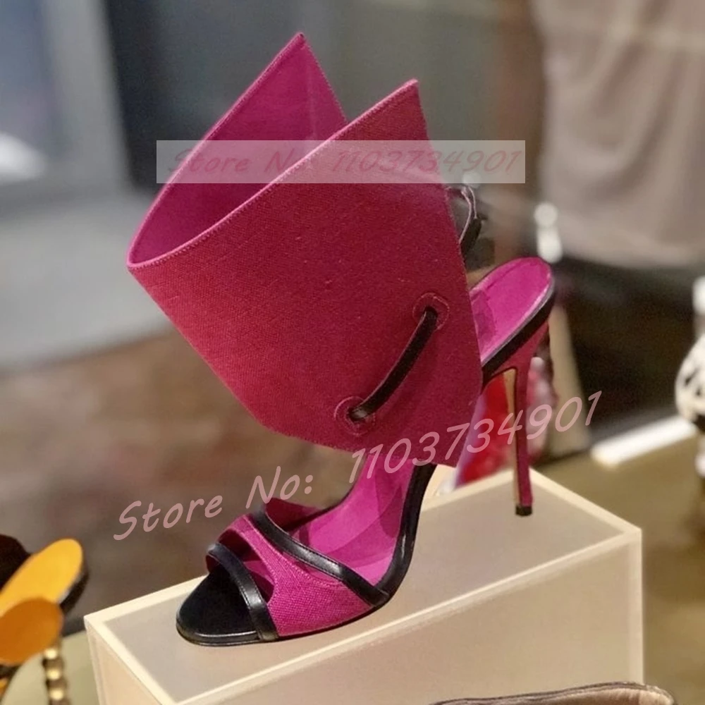 Gladiator Sling Back Sandals Women Rose Red Hollow Buckle Open Toe Thin High Heels Ankle Shoes Ladies Sexy Chic Party Sandals
Gladiator Sling Back Sandals Women Rose Red Hollow Buckle Open Toe Thin High Heels Ankle Shoes Ladies Sexy Chic Party Sandals