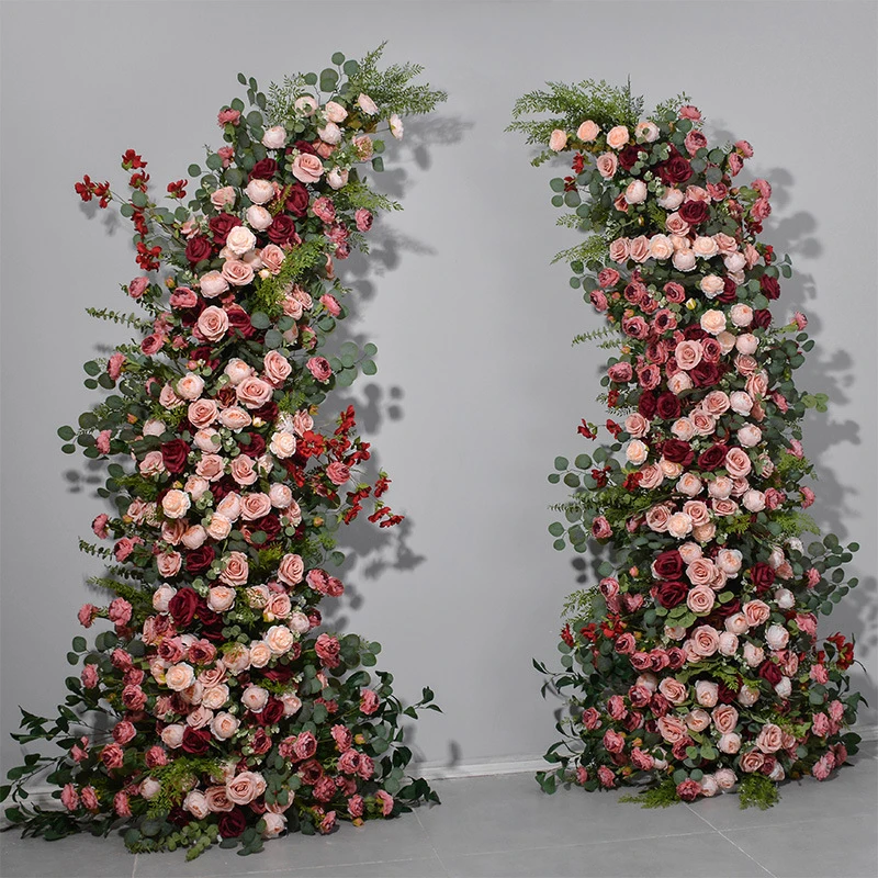 Luxury dark colorRose Peony Green Eucalyptus Leaf Wedding ox Horn Arch Backdrop Decor Floral Arrangement Event Party Stage Props
Luxury dark colorRose Peony Green Eucalyptus Leaf Wedding ox Horn Arch Backdrop Decor Floral Arrangement Event Party Stage Props