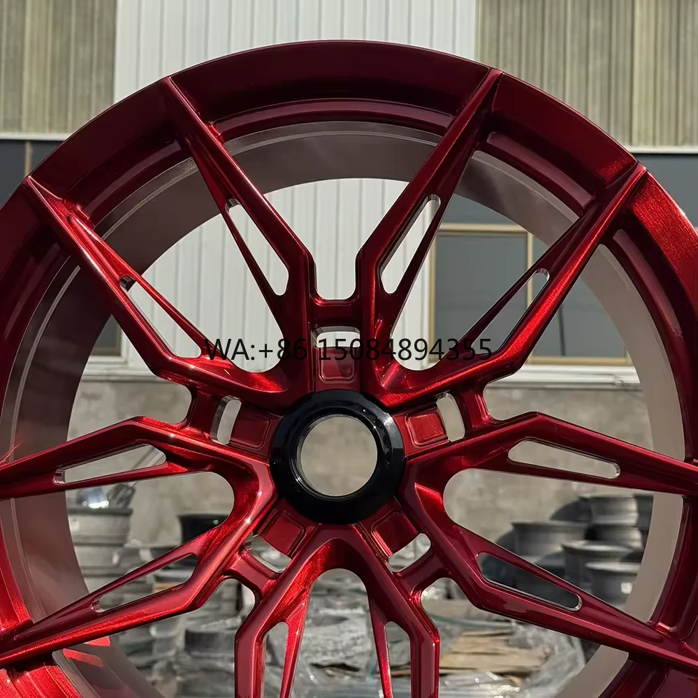 19-22 Inch Custom Deep Concave Forged Alloy Wheels 5x114.3 Brushed Red Monoblock Racing Rims for Sports Car Modification
19-22 Inch Custom Deep Concave Forged Alloy Wheels 5x114.3 Brushed Red Monoblock Racing Rims for Sports Car Modification