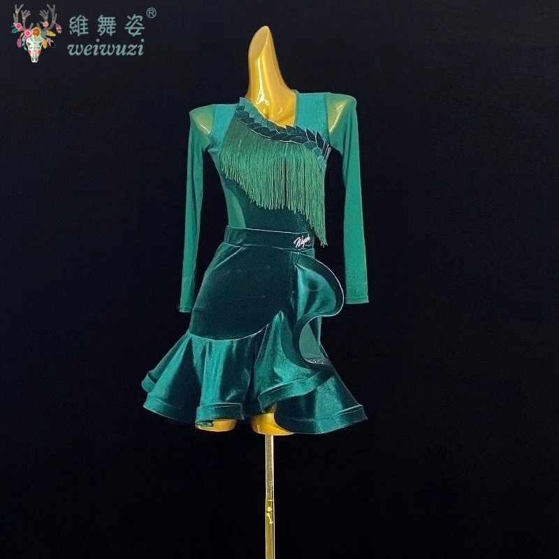 Платья для латинских танцев с длинными рукавами для женщин, платье для профессиональных соревнований по индивидуальному заказу, ча-ча, самба, румба
Платья для латинских танцев с длинными рукавами для женщин, платье для профессиональных соревнований по индивидуальному заказу, ча-ча, самба, румба