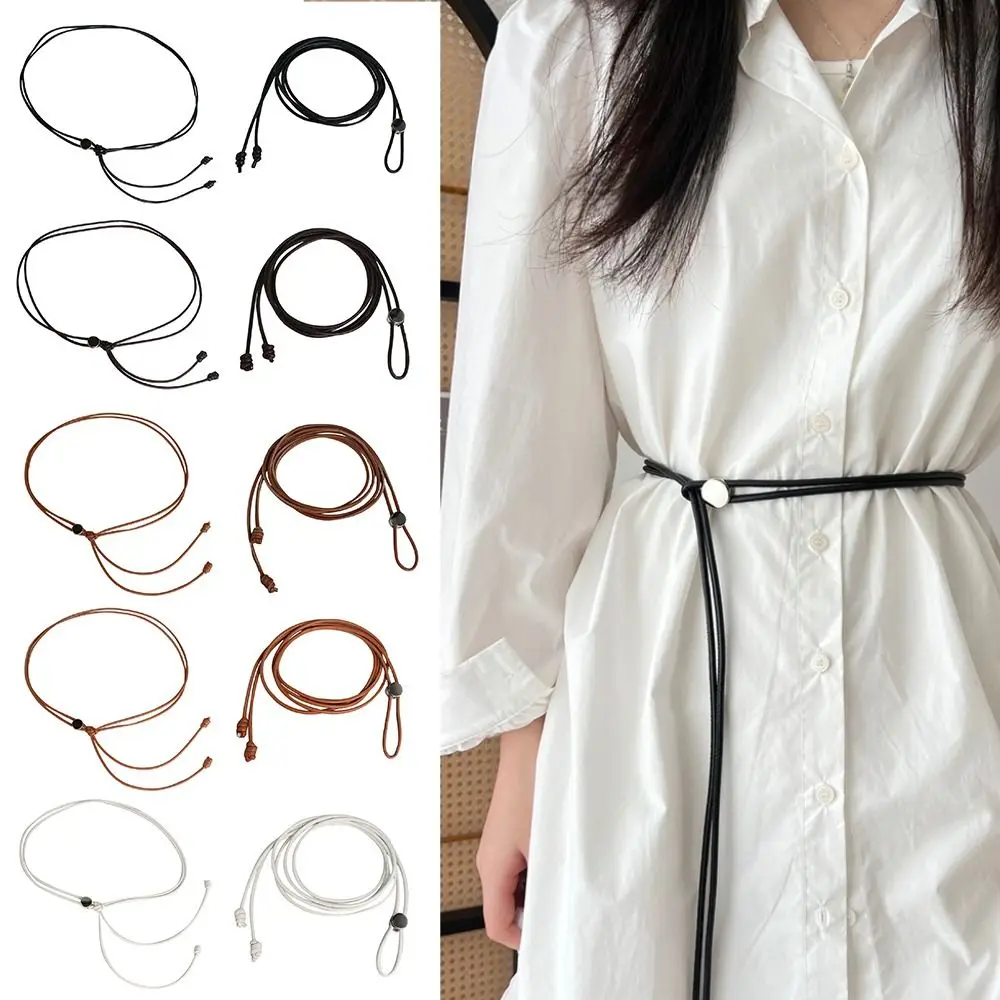 Fashion Soft PU Leather Rope Belts Luxury Decorative Thin Waist Chain DIY Adjustable Bohemian Belts For Women Lady Girl
Fashion Soft PU Leather Rope Belts Luxury Decorative Thin Waist Chain DIY Adjustable Bohemian Belts For Women Lady Girl