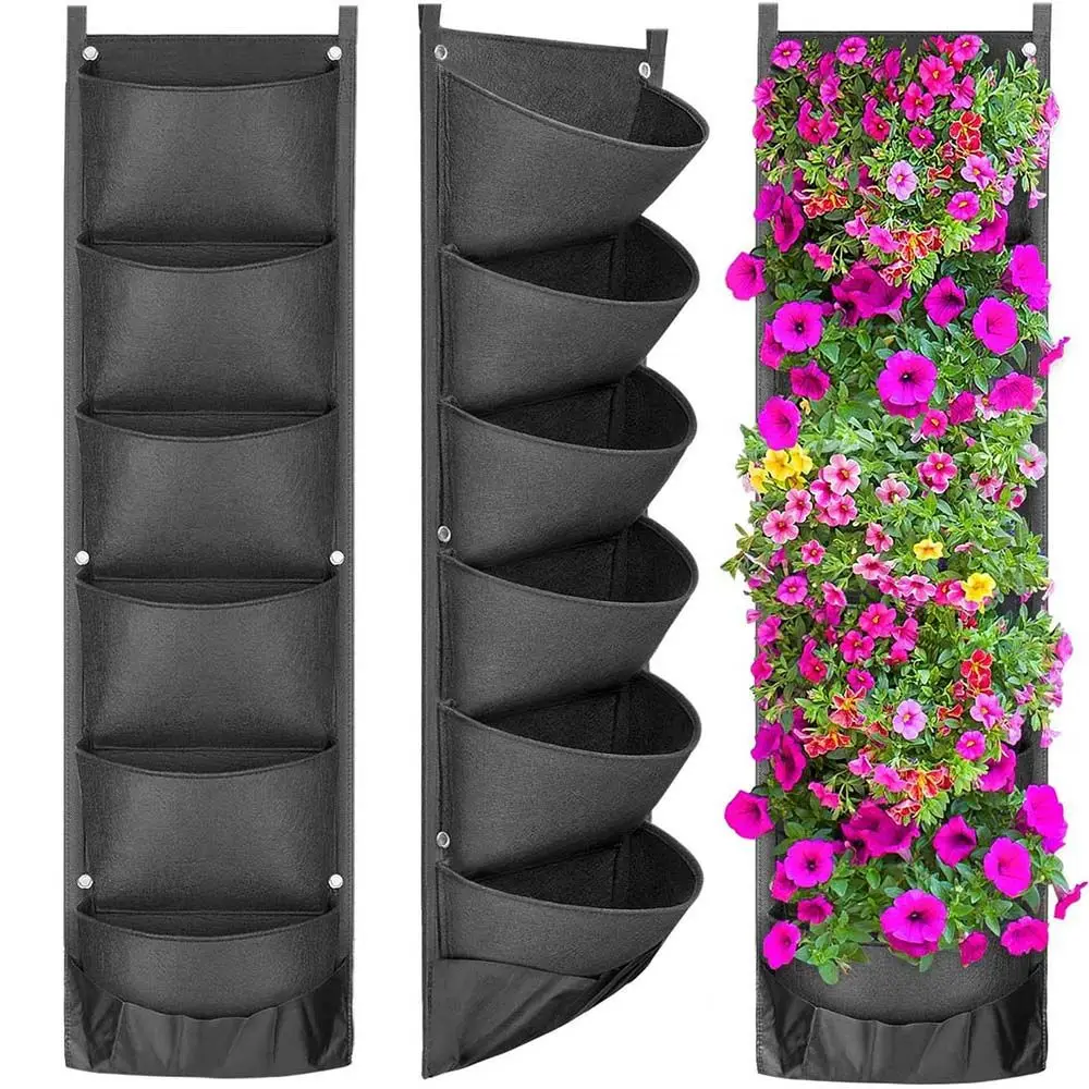 Pocket Planting Bag Garden Planter Indoor Outdoor Home Wall Hanging Planter Flowerpot Bag Flower Pots Garden Decor Growing Bag
Pocket Planting Bag Garden Planter Indoor Outdoor Home Wall Hanging Planter Flowerpot Bag Flower Pots Garden Decor Growing Bag