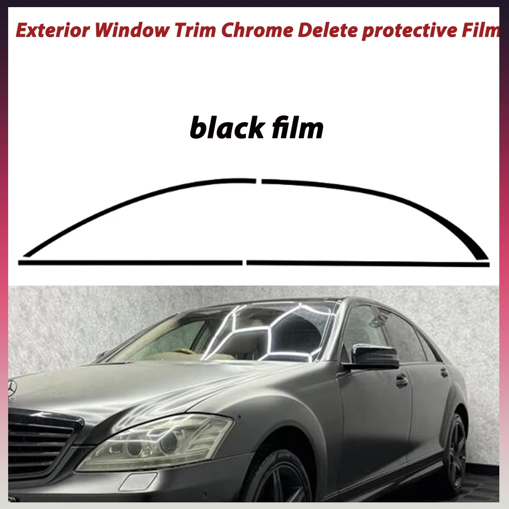 Exterior Window Trim Chrome Delete protective Film For Mercedes Benz S-Class W221 2006-2012 Glossy/Matte Black Sticker
Exterior Window Trim Chrome Delete protective Film For Mercedes Benz S-Class W221 2006-2012 Glossy/Matte Black Sticker