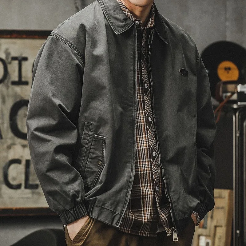 Autumn and Spring New Fashion Trend American Vintage Workwear Jacket Men's Casual Loose Sports High Quality Plus Size Outerwear
Autumn and Spring New Fashion Trend American Vintage Workwear Jacket Men's Casual Loose Sports High Quality Plus Size Outerwear