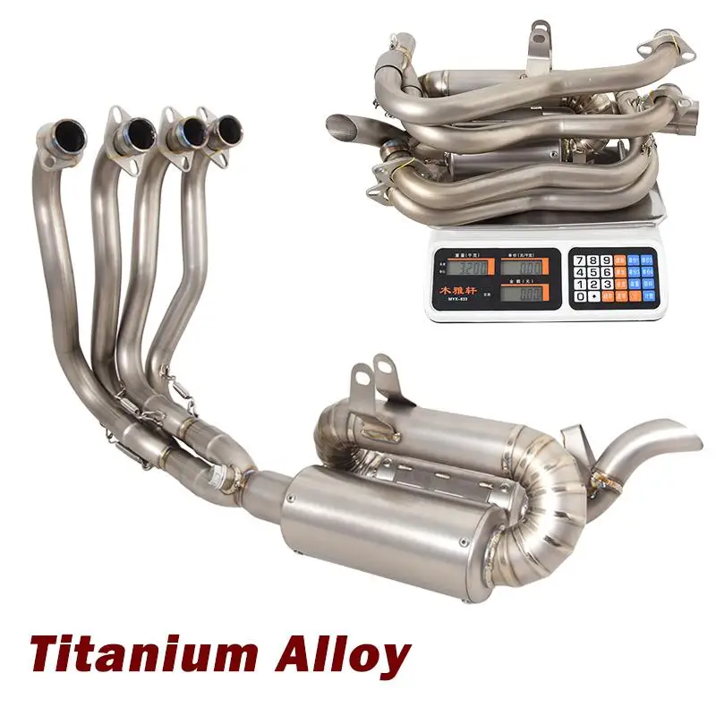 Titanium Alloy Full Exhaust System For KOVE 450RR 2023 Motorcycles Muffler Header Link Pipe Tail Escape Connect Tube
Titanium Alloy Full Exhaust System For KOVE 450RR 2023 Motorcycles Muffler Header Link Pipe Tail Escape Connect Tube