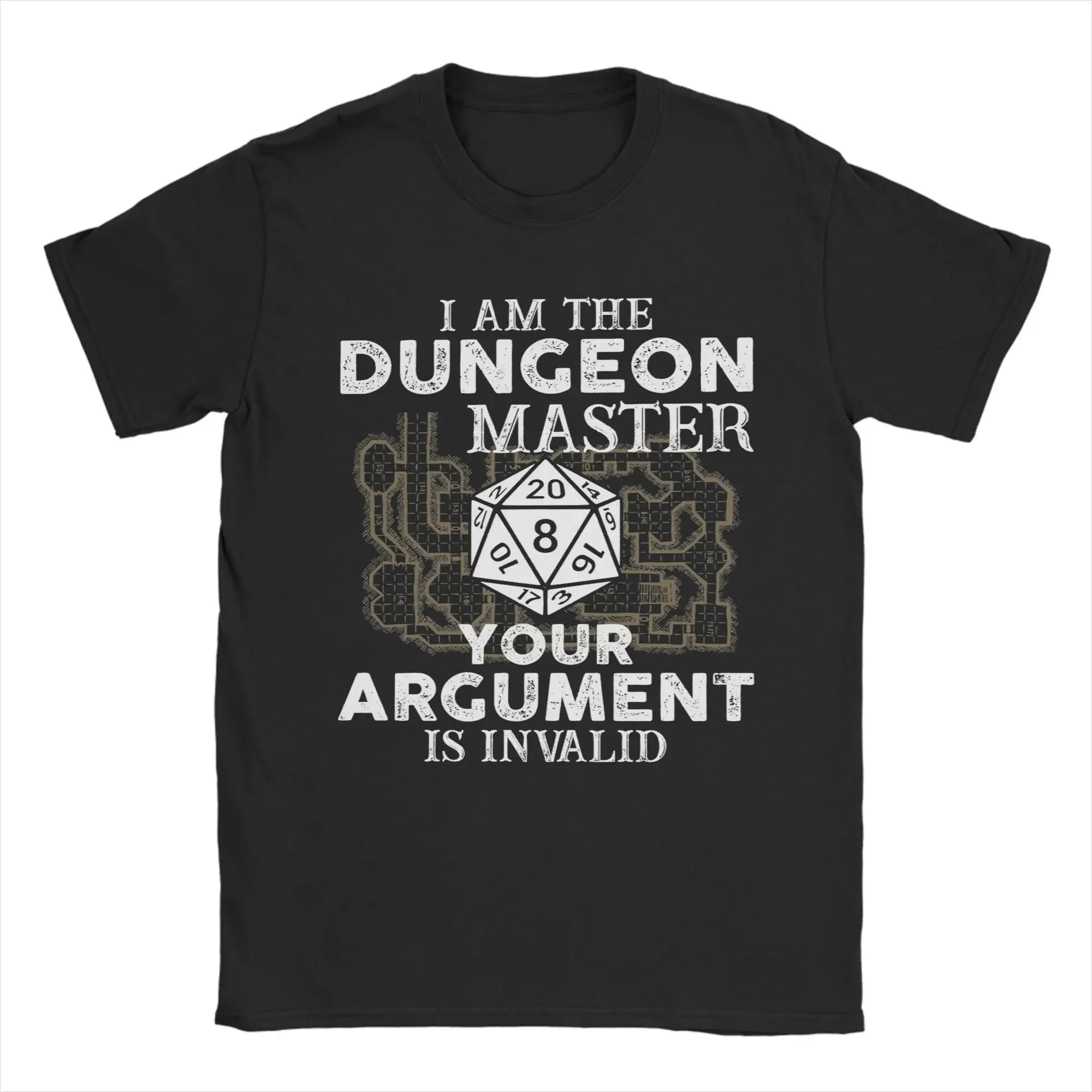 Dungeon Master Your Argument Is Invalid Graphic Tee Men's Breathable Cotton Crew Neck T-Shirt
Dungeon Master Your Argument Is Invalid Graphic Tee Men's Breathable Cotton Crew Neck T-Shirt