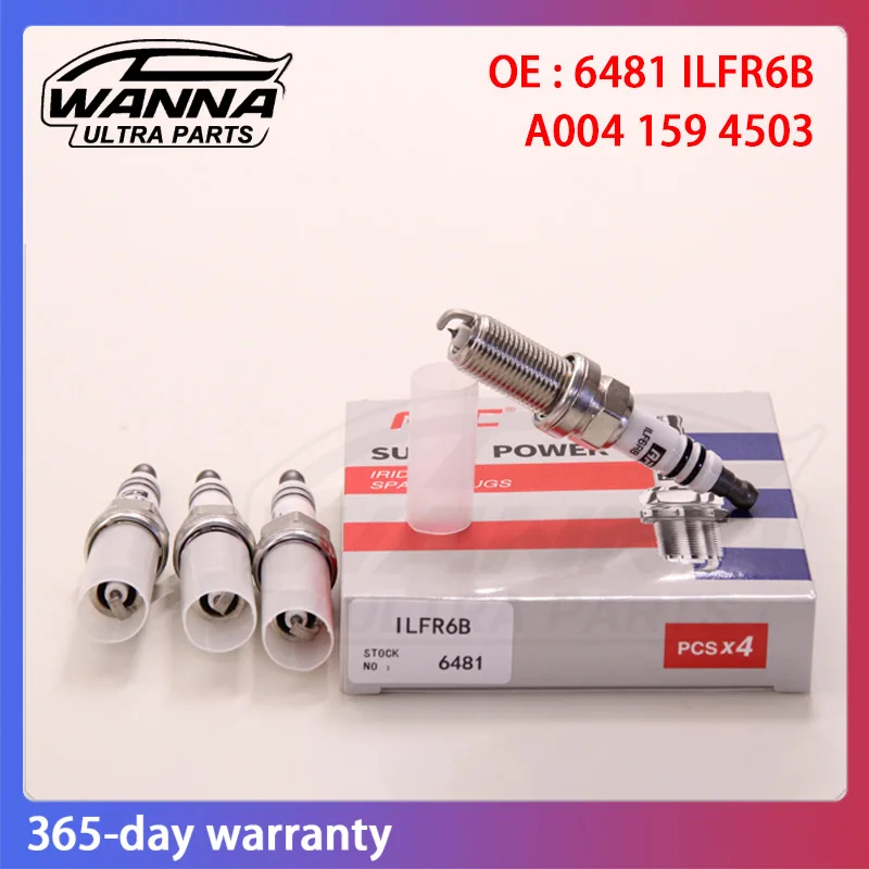 4pcs OE 6481 ILFR6B A0041594503 Spark Plug Iridium Platinuim For Ford Focus Volvo S60 S80 Subaru Legacy Impreza GD2 GD3 Forester
4pcs OE 6481 ILFR6B A0041594503 Spark Plug Iridium Platinuim For Ford Focus Volvo S60 S80 Subaru Legacy Impreza GD2 GD3 Forester