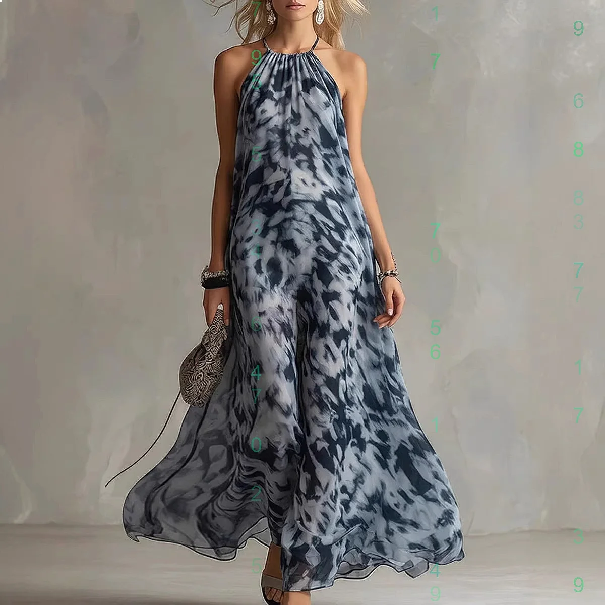 Printed Chiffon Camisole Dress Spring Summer Long Dresses Floral Maxi Dresses
Printed Chiffon Camisole Dress Spring Summer Long Dresses Floral Maxi Dresses