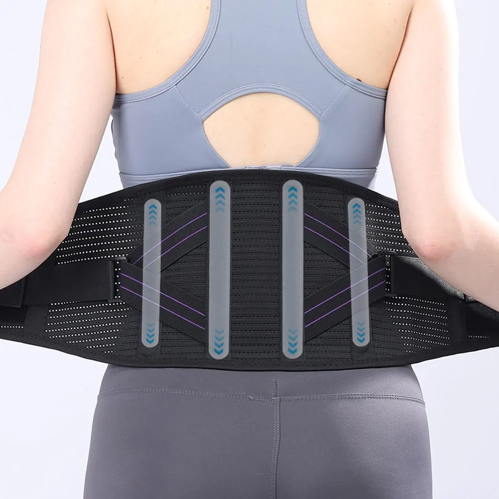 Lower Back Brace for Back Pain Relief, Breathable Lower Back Support for Women Men, Adjustable Lumbar Support Belt with 4 Stays
Lower Back Brace for Back Pain Relief, Breathable Lower Back Support for Women Men, Adjustable Lumbar Support Belt with 4 Stays
