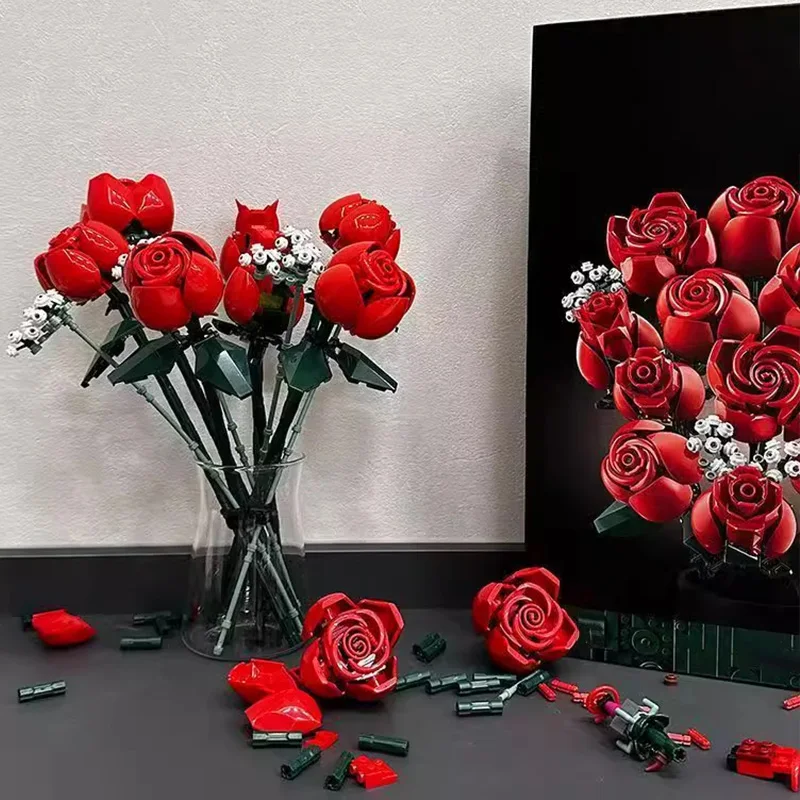 Handmade Rose Bouquet Assembly Toy Blos Vntine's Day Gift for Girlfriend Best Friend Birthday Unique Creative Present
Handmade Rose Bouquet Assembly Toy Blos Vntine's Day Gift for Girlfriend Best Friend Birthday Unique Creative Present
