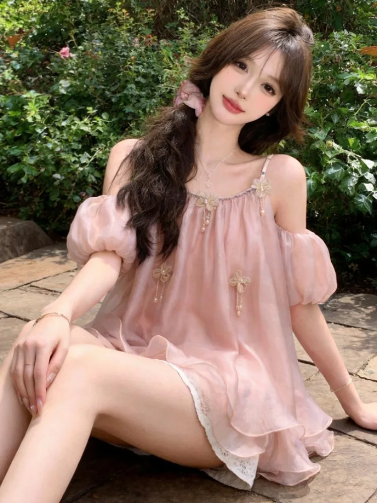Gentle Wind Loose Slimming Shoulder Bared Chiffon Shirt Women's Spring Summer New Style Lotus Leaf Strap Top City Walk
Gentle Wind Loose Slimming Shoulder Bared Chiffon Shirt Women's Spring Summer New Style Lotus Leaf Strap Top City Walk